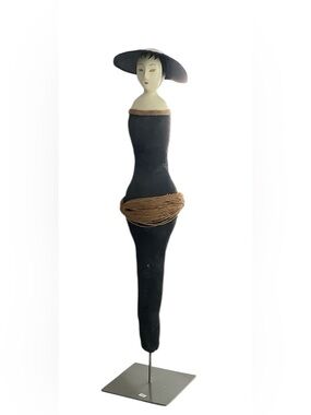 Vintage Fashion Showcase Sculpture